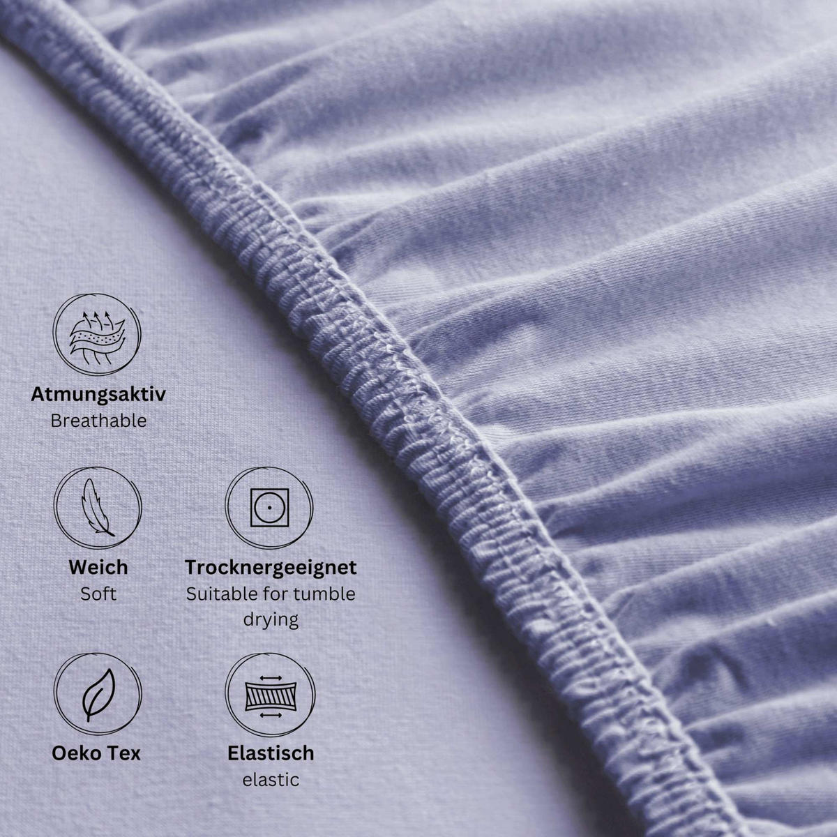 NAPÍNACIE prestieradlo FLAT - biela, textil (200/200cm) - Schöner Wohnen