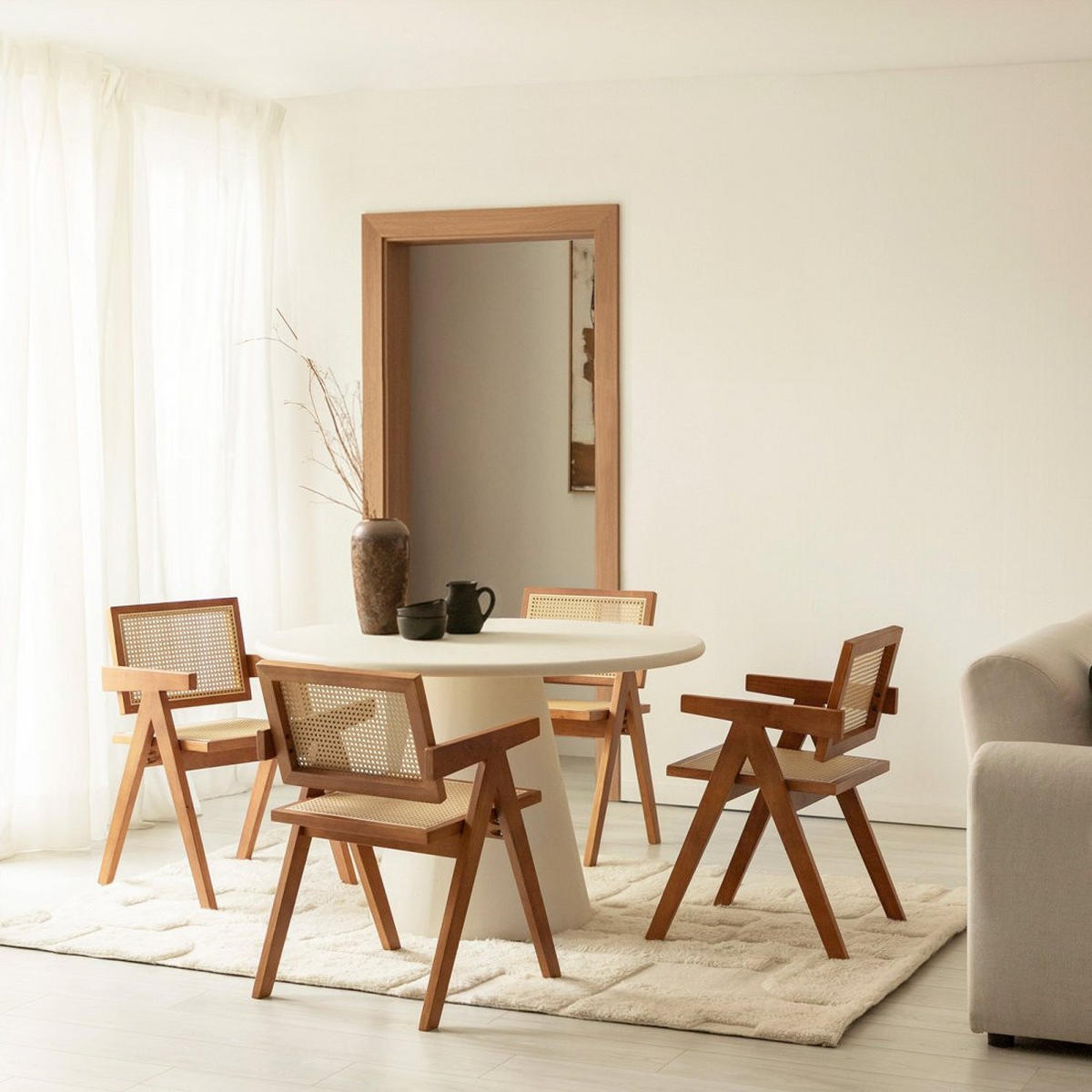 ESSZIMMERSTUHL Nelha Walnuss 51 cm x 80 cm 2er-Set - Walnussfarben, Holz (51/80/54cm) - Klast Home