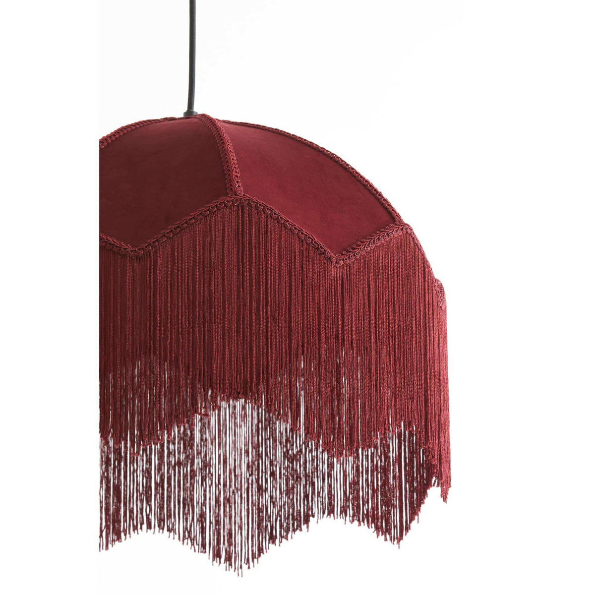 HÄNGELAMPE Malacia Rot 40/40/33 cm - Rot, Kunststoff (40/40/33cm) - Light & Living