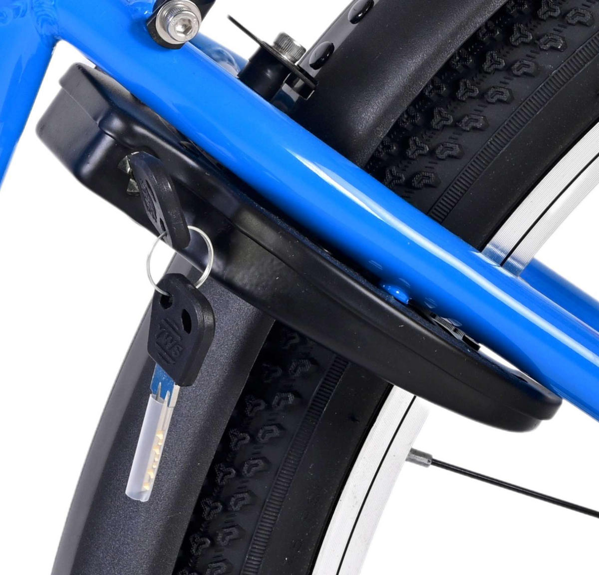 KINDERFAHRRAD Cross - Jungen - Rücktritt + Handbremse - 24 Zoll - Blau - Blau, Metall (70cm) - TPFSports