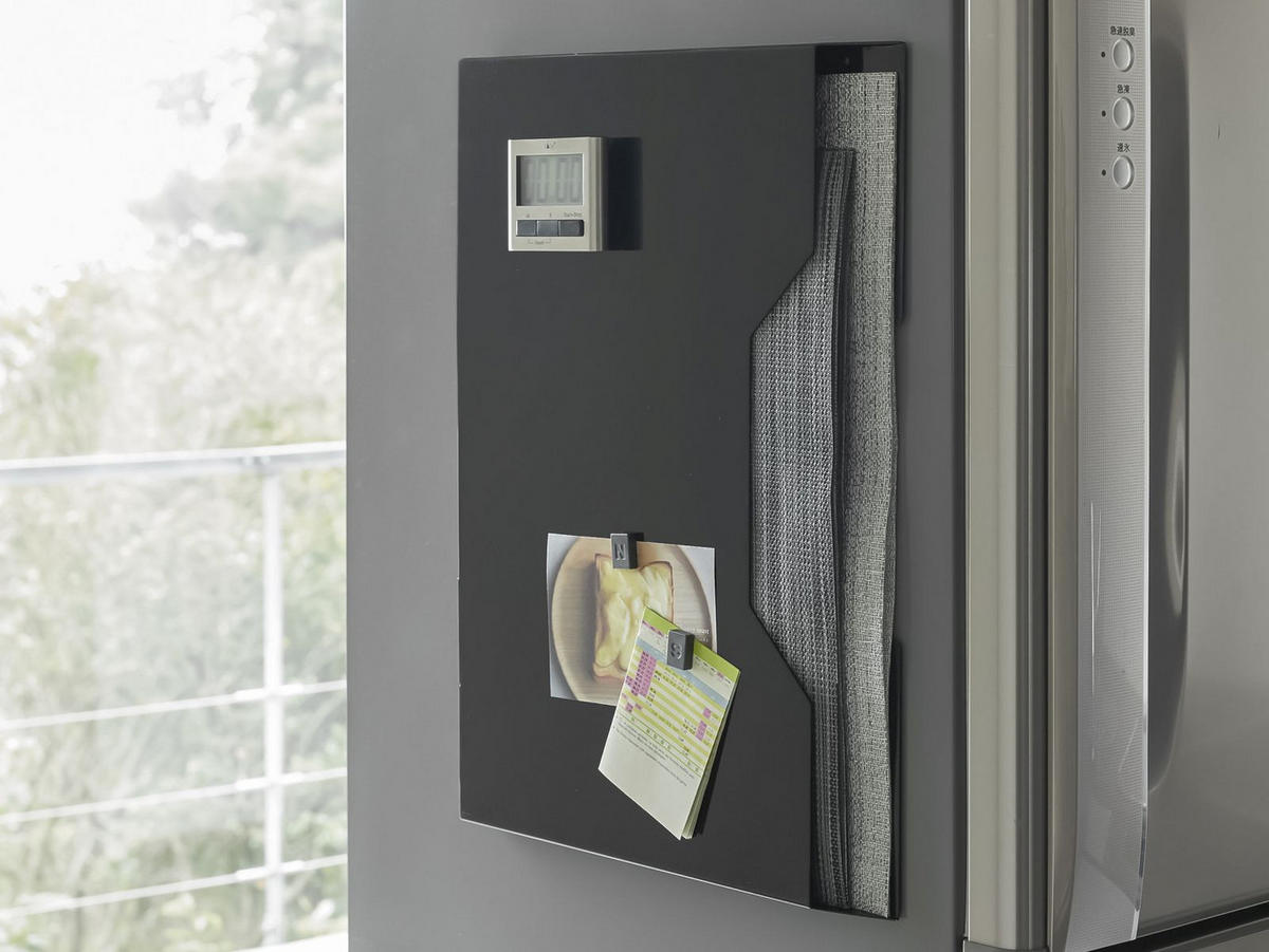 TISCHSET-AUFBEWAHRUNG Tower schwarz 50/36/3 cm - Schwarz, Metall (3/50/36cm) - Yamazaki