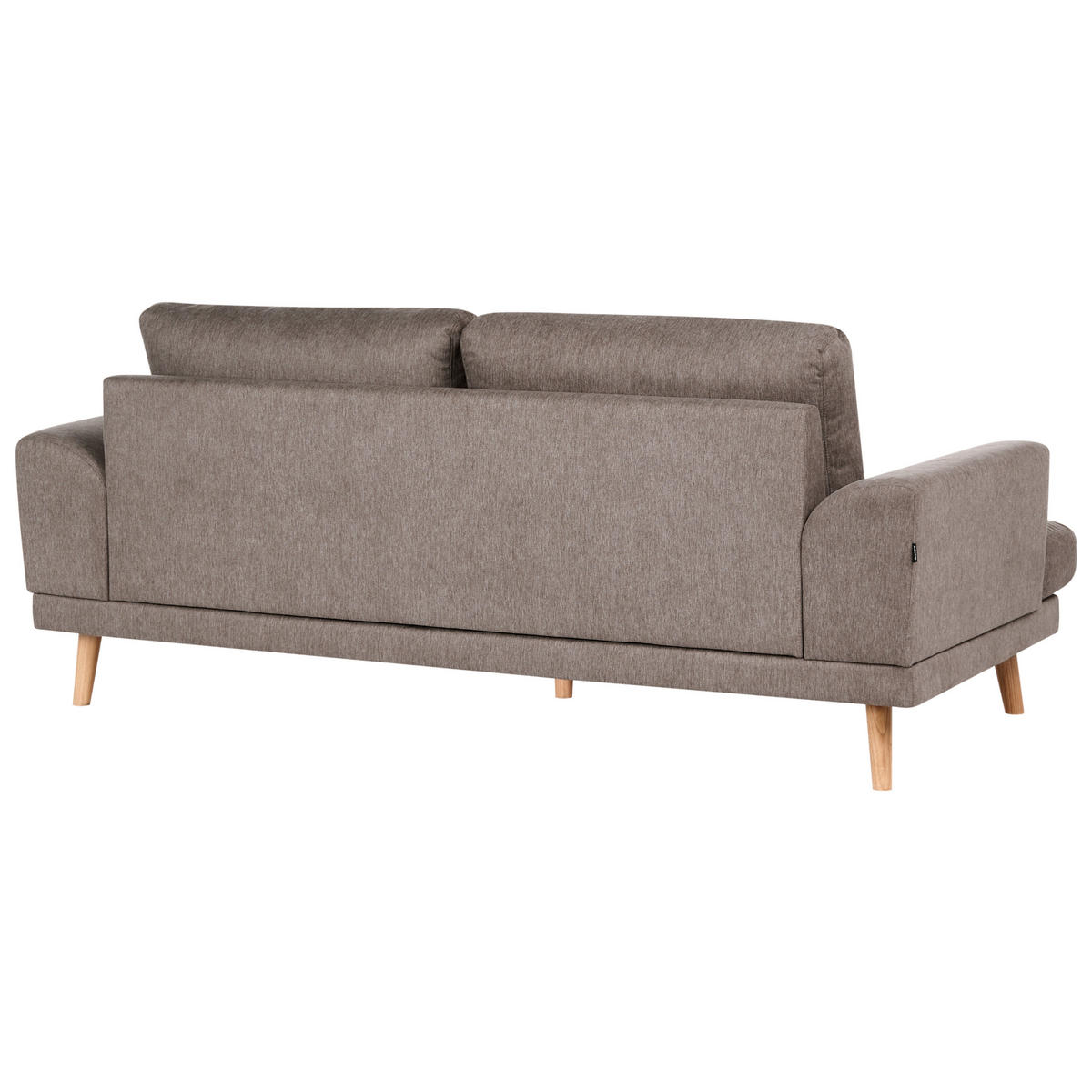 POHOVKA 3-místná Látka Hnědá Kildal - hnědá, textil (214/90/96cm) - Beliani