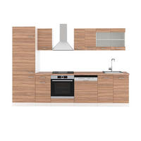 KUHINJSKI BLOK R-Line Sonoma/bela 300 cm , DP Hrast - bela/hrast sonoma, leseni material (300/206.8/60cm) - Vicco