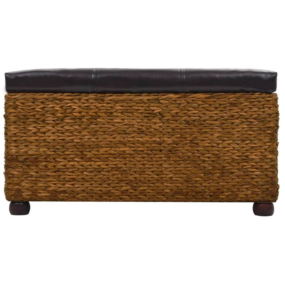 SITZBANK 2er Set Seegras Braun - Braun, Naturmaterialen (40/45/85cm) - vidaXL