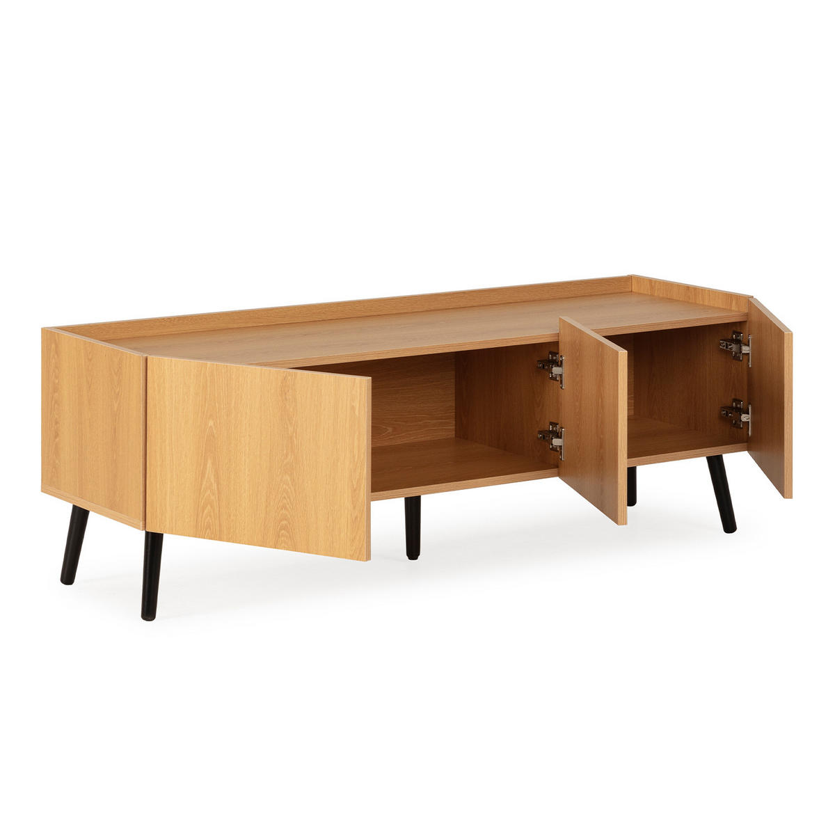 TV-ELEMENT Siren 3 türen Eichenfarbe - Honigeiche, Holzwerkstoff (130/45/40cm) - VS Venta-stock