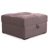 POUF MIZA Rosa 65x65 cm - Rosa, Textil (65/38/65cm) - MASSENO