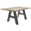 ESSZIMMERTISCH Elia 4 200 x 100 x 75 Esstisch Graphit/Sandeiche - Naturfarben, Holz (200/100/75cm) - 58aufmkessel