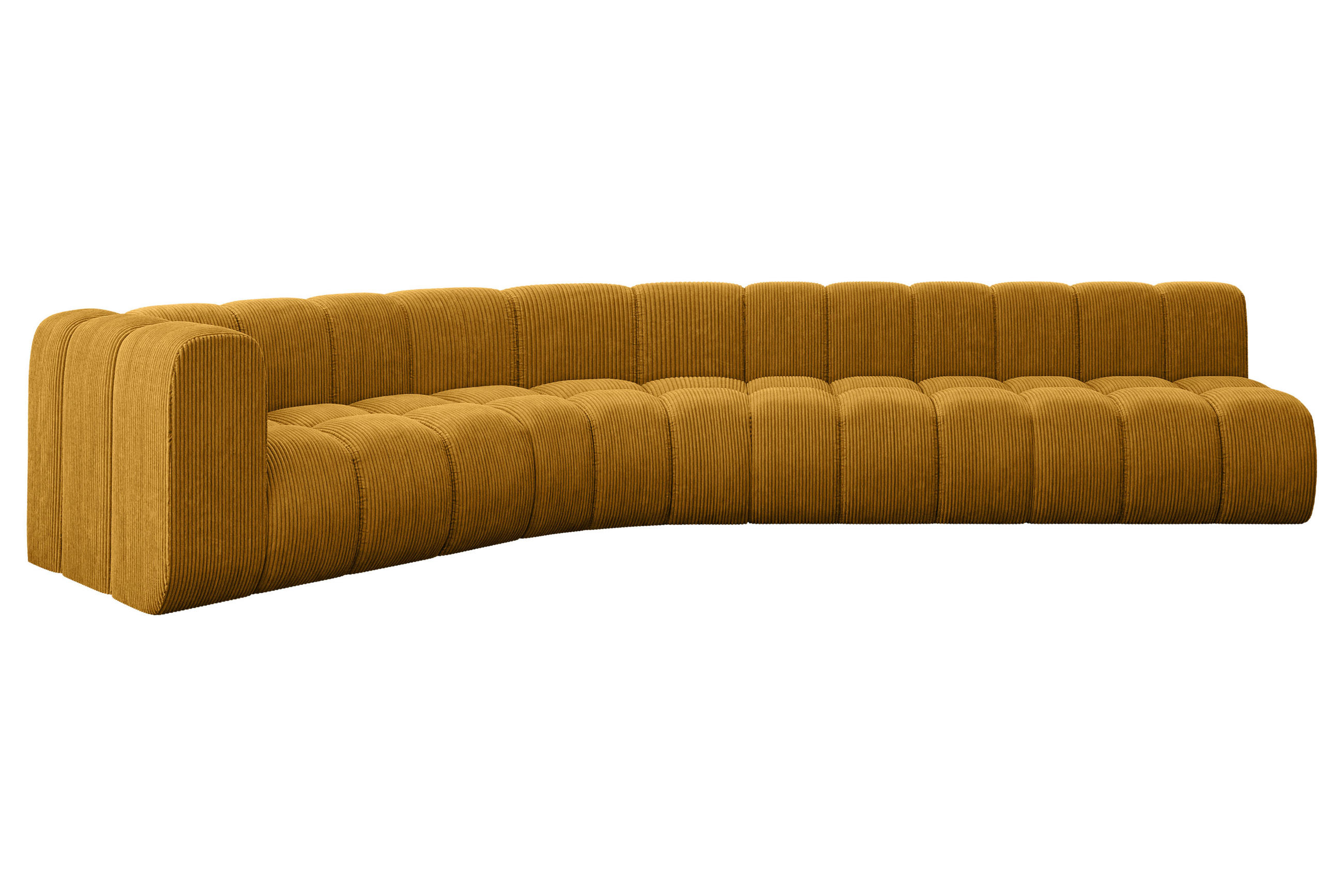Altdecor Ecksofa Currygelb 399x194 cm