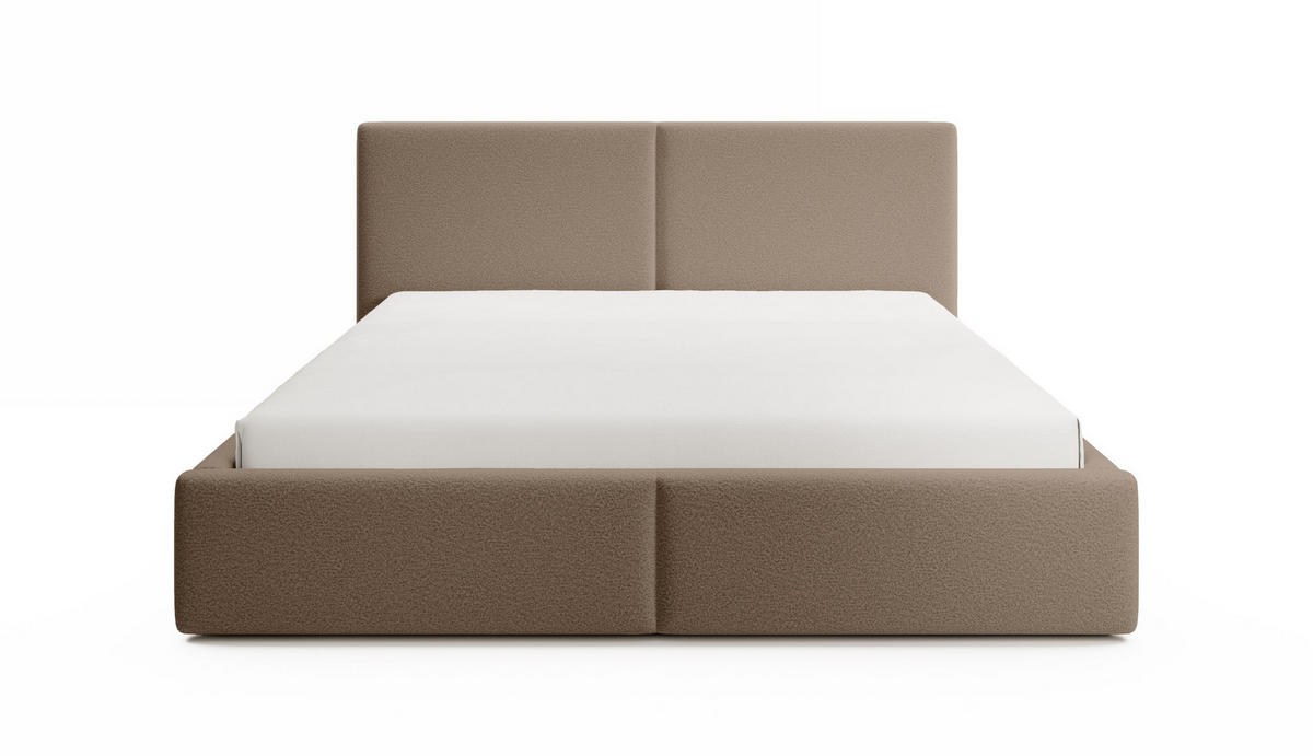 POLSTERBETT Toreira Slim 120x200 cm Brown - Braun, Holz/Textil (120/200cm) - Fedve