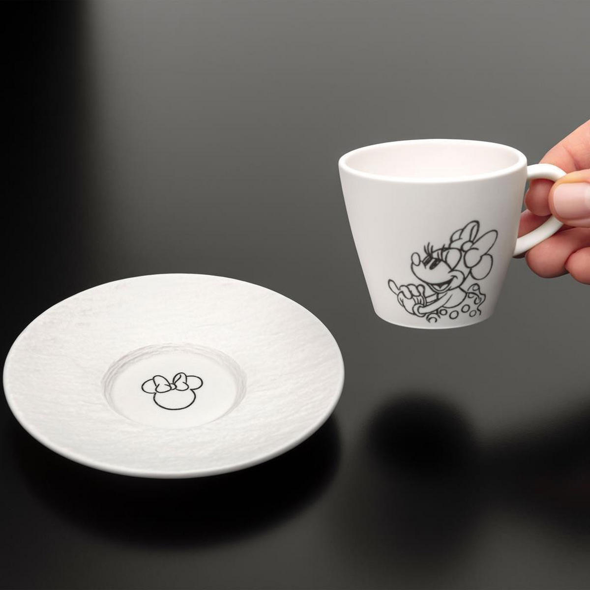 ESPRESSOTASSEN Manufacture Rock blanc - Mickey Mouse weiß 60 ml 6er Set - Weiß, Keramik (0.06L) - Villeroy & Boch