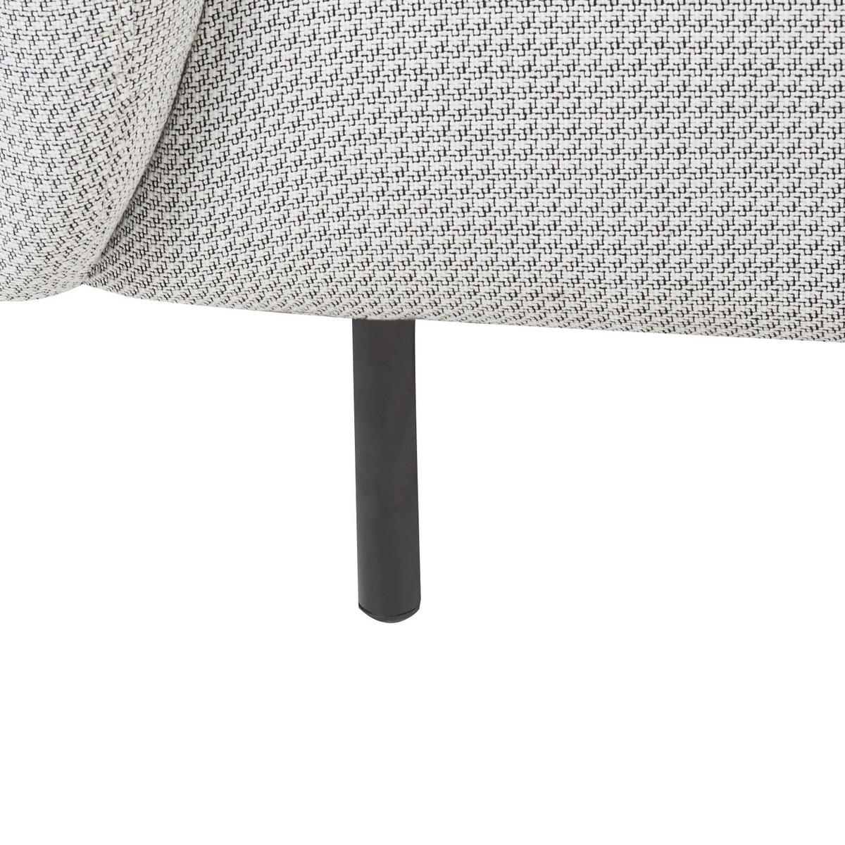 2-SITZER-SOFA Polsterbezug Weiß Loen - Weiß, Textil (155/79/70cm) - Beliani