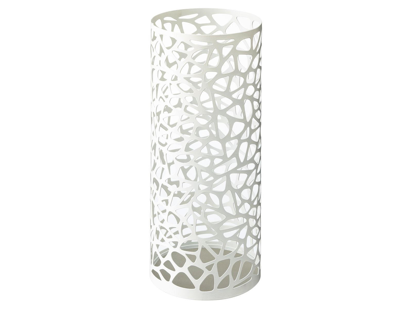 SCHIRMSTÄNDER Nest weiß 19/46/19 cm rund - Weiß, Metall (19/46/19cm) - Yamazaki