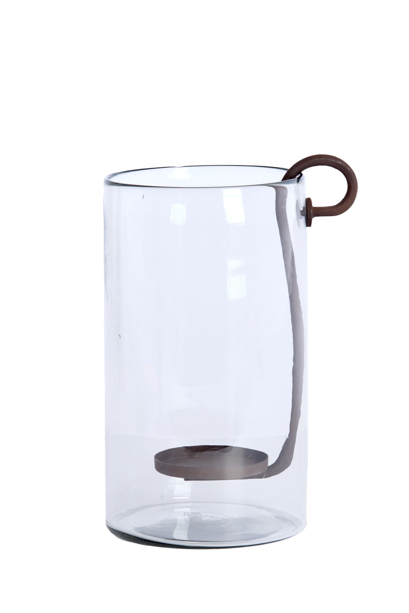 WINDLICHT Dolega Hell Ø23/33 cm - Dunkelbraun, Glas (18/33/23cm) - Light & Living