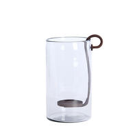 WINDLICHT Dolega Hell Ø23/33 cm - Dunkelbraun, Glas (18/33/23cm) - Light & Living