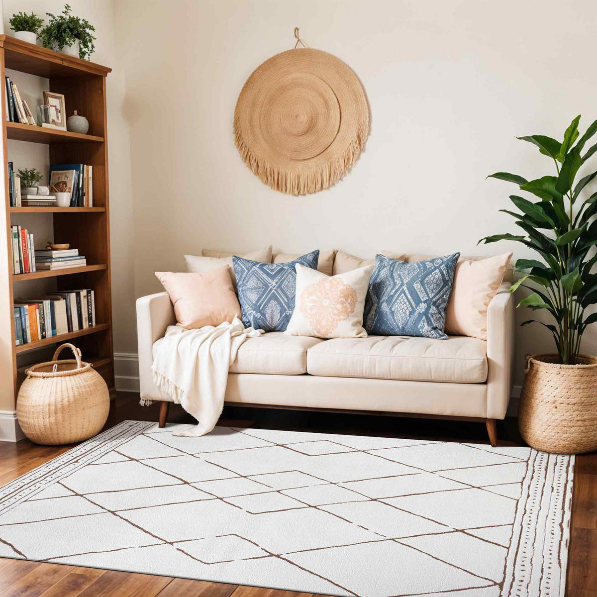 KURZFLORTEPPICH 200/275 cm Weiß - Weiß, Naturmaterialien/Textil (200/275cm) - LIVABLISS