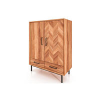 KOMMODE HOCH LEON Kernbuche - Kernbuche, Holz (97/125/45cm) - byoak