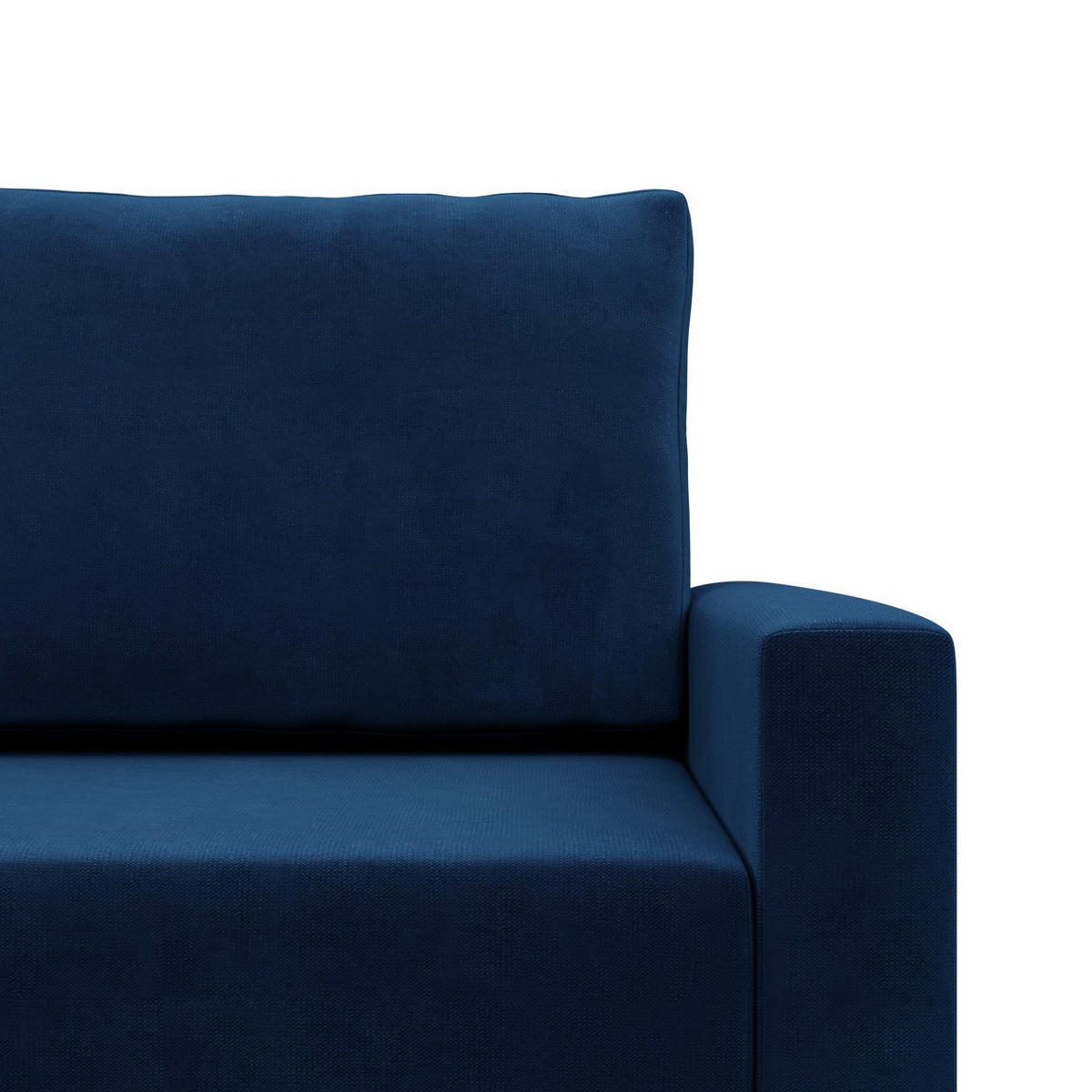 ECKSOFA LINKS MIT SCHLAFFUNKTION BLANK, Dunkelblau - Blau, Textil (223/175cm) - Mebligo