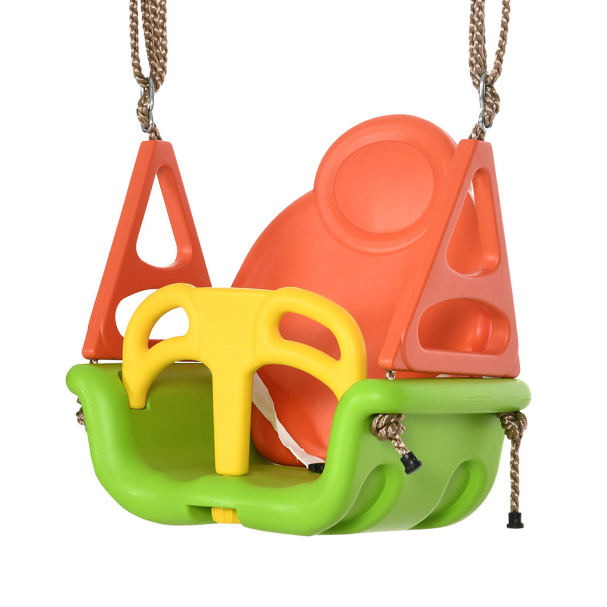 KINDERSCHAUKEL - Multicolor, Kunststoff (34/48cm) - Outsunny