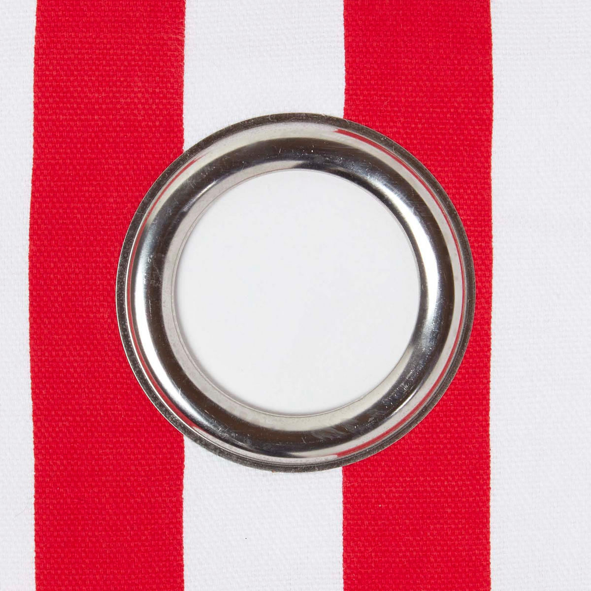 ÖSENVORHANG Polka Dots blickdicht 2er-Set, 137/182 cm - Rot, Textil (137/182cm) - Homescapes