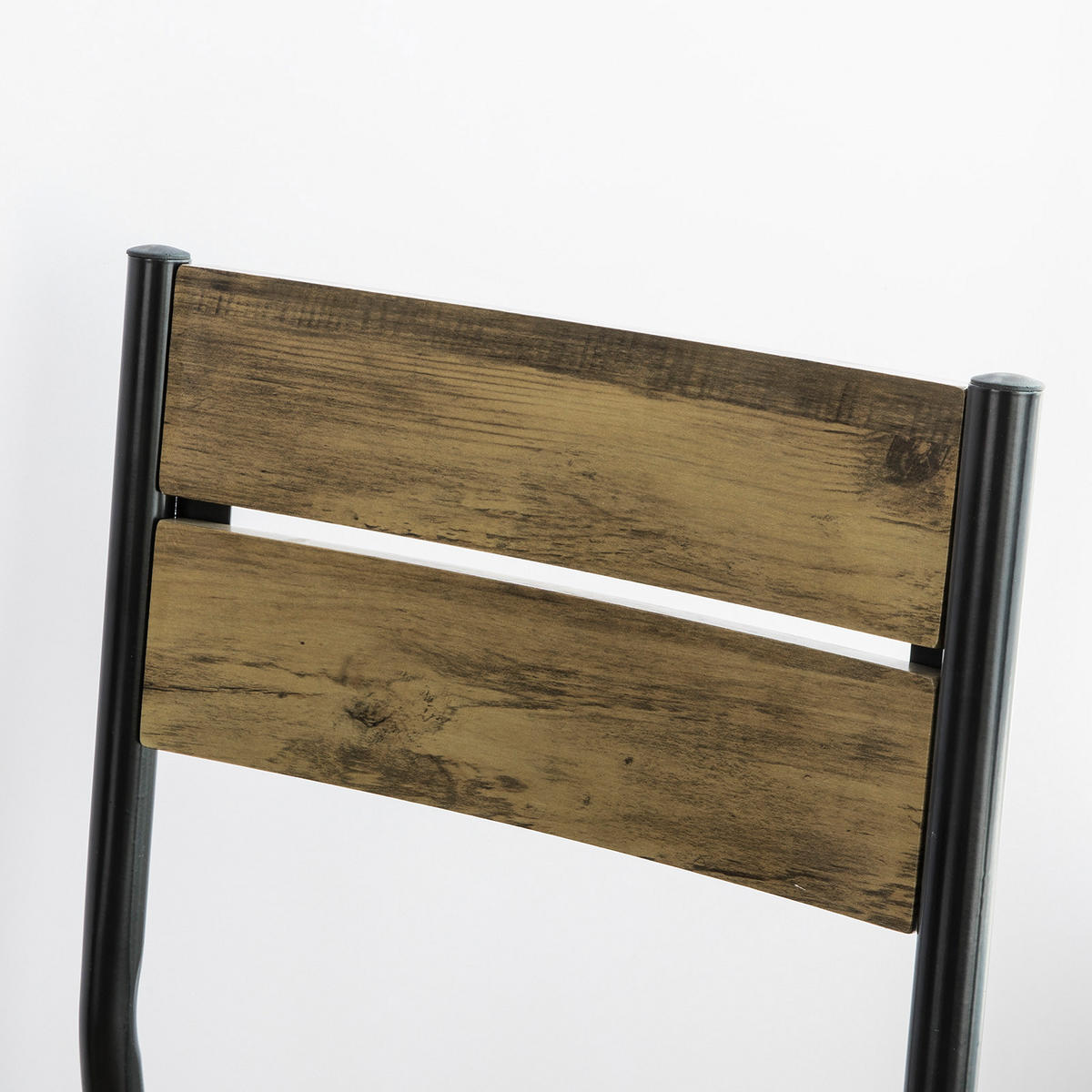 ESSTISCH + 4 x STÜHLE - Naturfarben, Holzwerkstoff/Metall (110/76/70cm) - SoBuy