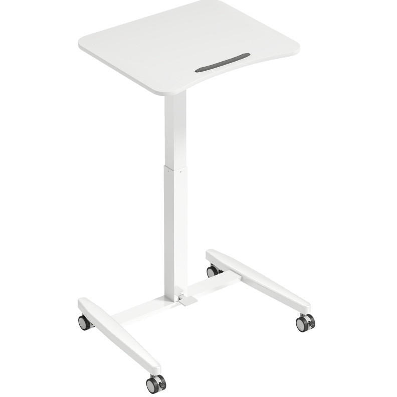 SCHREIBTISCH höhenverstellbar 60,5 x 52 cm Holz Weiß - Weiß, Holz (60.5/52/114cm) - Meubliv