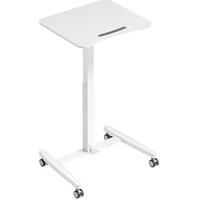 SCHREIBTISCH höhenverstellbar 60,5 x 52 cm Holz Weiß - Weiß, Holz (60.5/52/114cm) - Meubliv