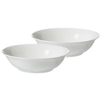 SERVIERSCHALEN Bianco weiß ø 23 cm 2er Set - Weiß, Keramik (23cm) - Ritzenhoff Breker