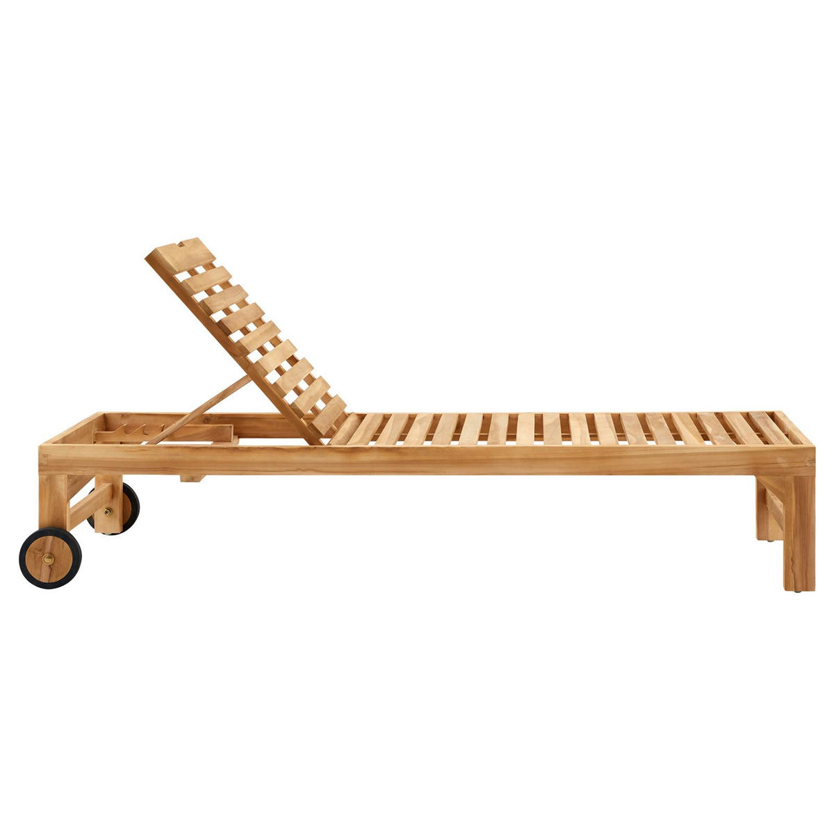 SONNENLIEGE GRANADA - Naturfarben, Holz (65/39/200cm) - CARO-Möbel