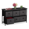 SIDEBOARD - Anthrazit/Schwarz, Holz/Holzwerkstoff (87/51/32cm) - Relaxdays