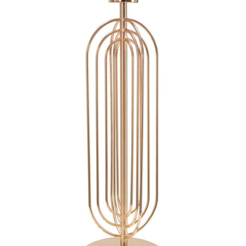 TISCHLEUCHTE Krista 64 cm - Rosa, Metall (33/33/64cm) - Mauro Ferretti