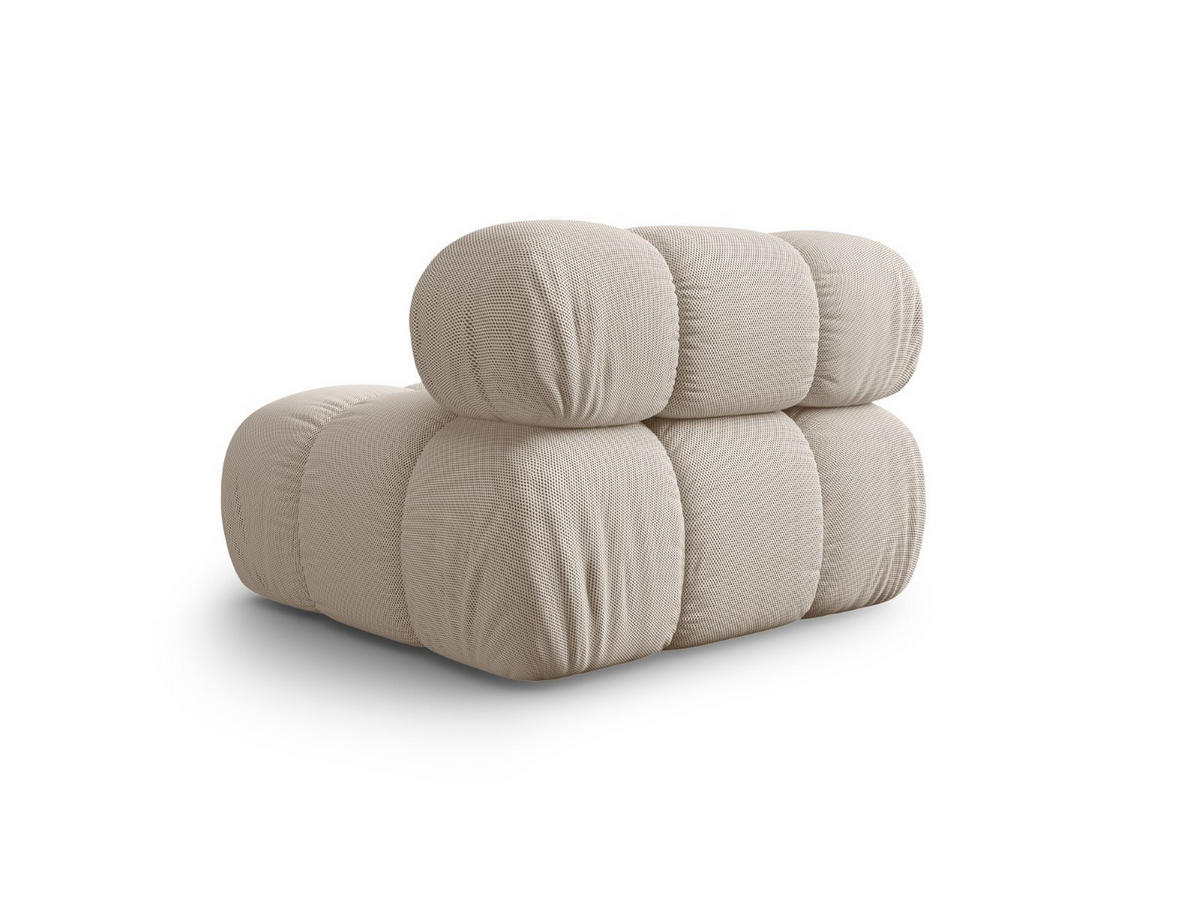 MODUL Bellis aus 3D-Stoff leichtes beige - Creme, Textil (94/70/94cm) - Micadoni