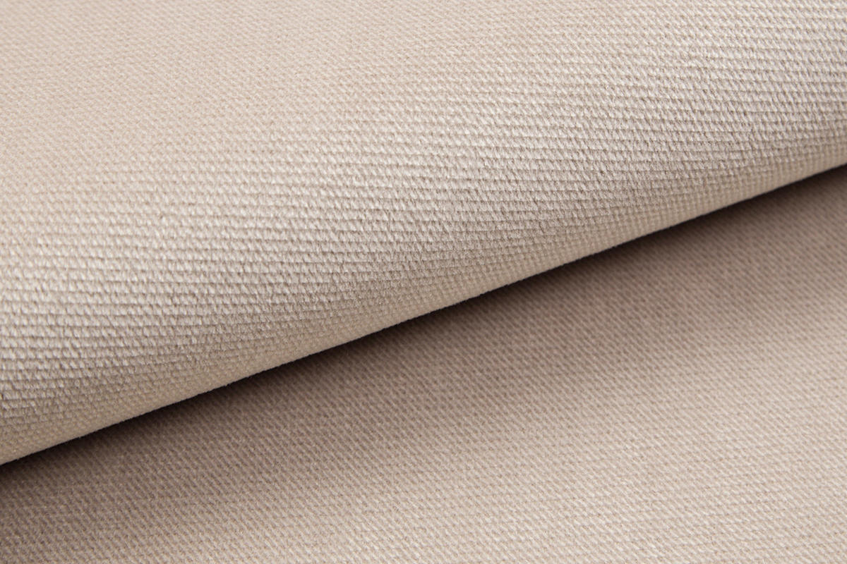 BOXBETT FLO 90/200 in Velours Beige links H4 - Beige, Holz/Holzwerkstoff (90/200cm) - Deine Möbel 24