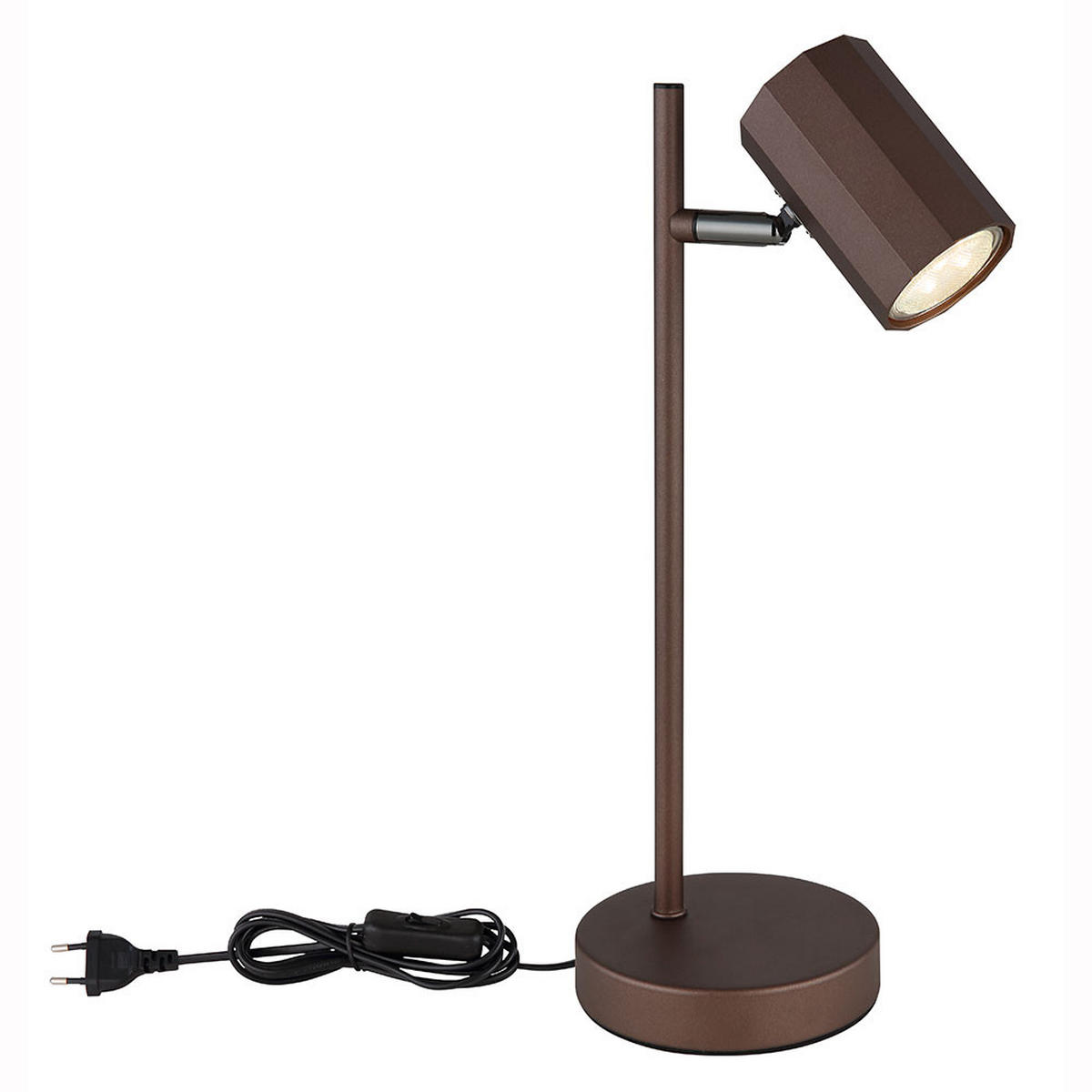 TISCHLAMPE Metall bronzefarben, beweglicher Spot - Bronzefarben, Metall (16.5/12/35cm) - Globo Lighting