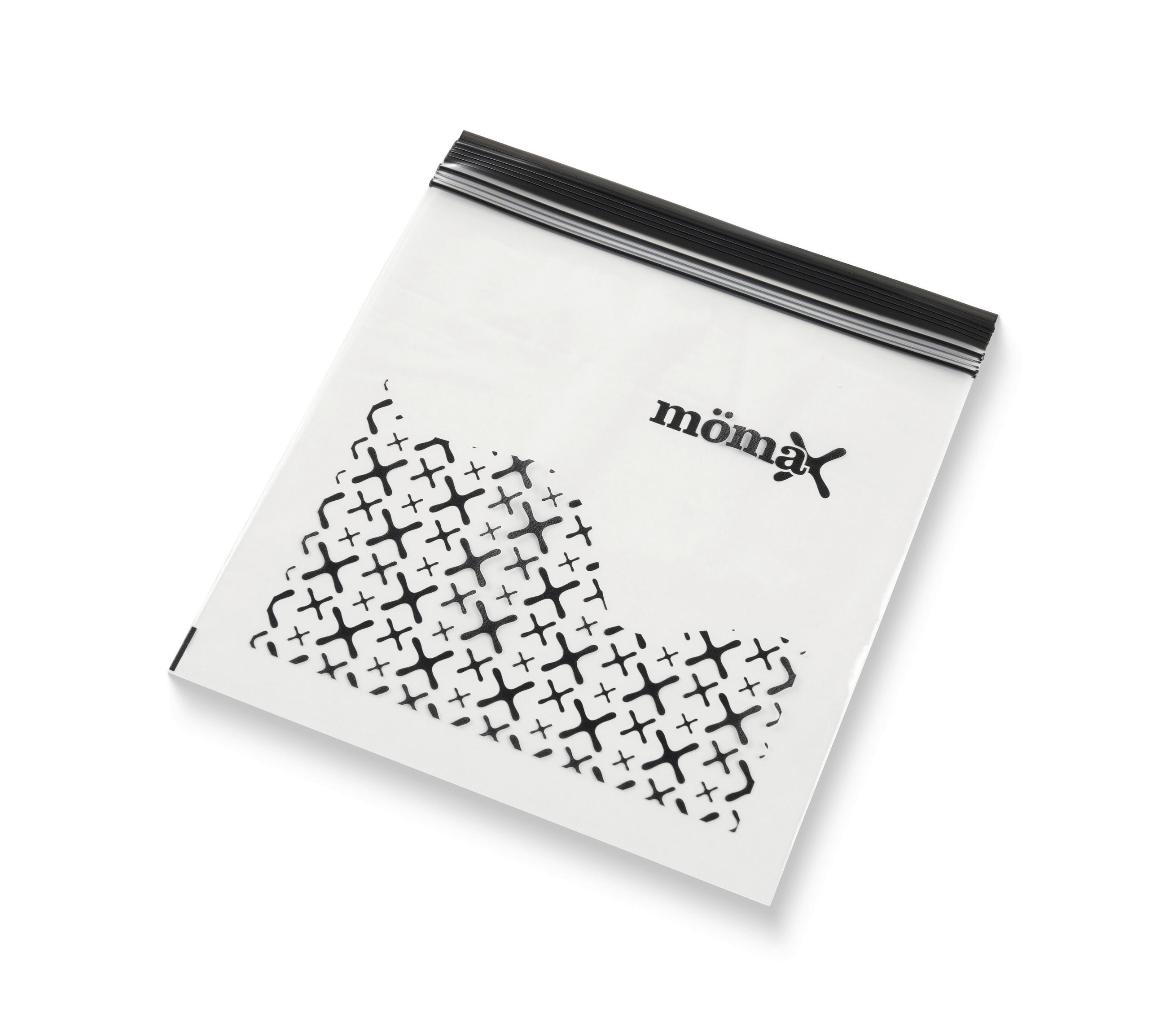 FRISCHHALTEBEUTEL Michi Klar/Schwarz ca. 1 l, 25 Stk. - Klar, Kunststoff (18/1/18cm) - Mömax