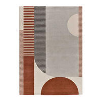 KURZFLORTEPPICH Kupfer / Beige Gaia 80/150 cm - Beige/Kupferfarben, Naturmaterialien/Textil (80/150cm) - Atticgo