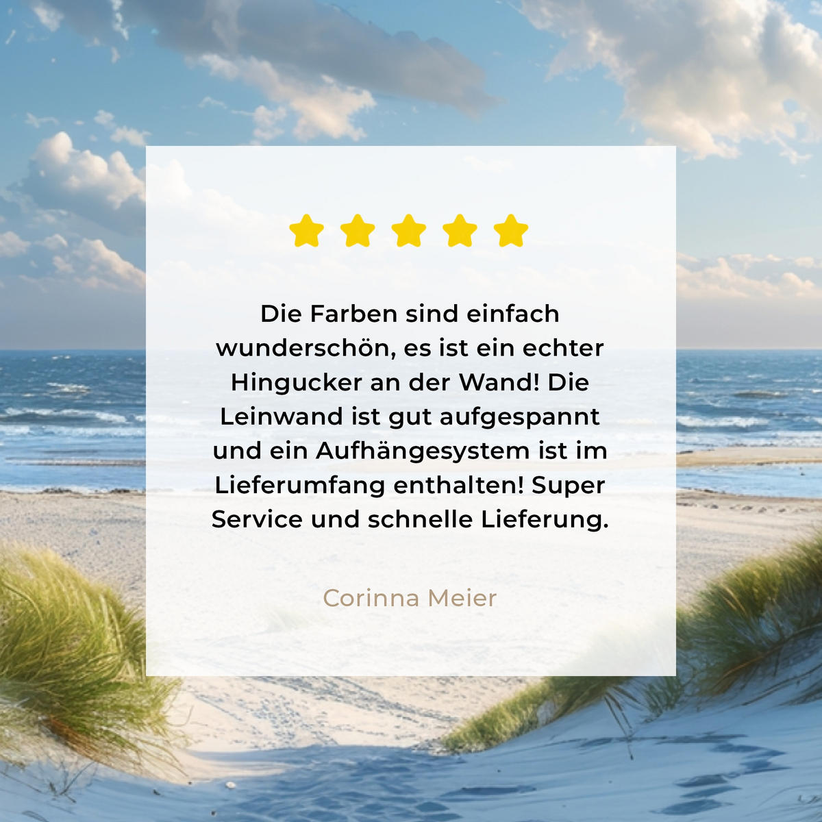 LEINWANDBILD Aussicht - Strand - Fenster - Dünen - Meer Wandbilder 80x60 cm - Hellblau, Textil (80/60cm) - MuchoWow