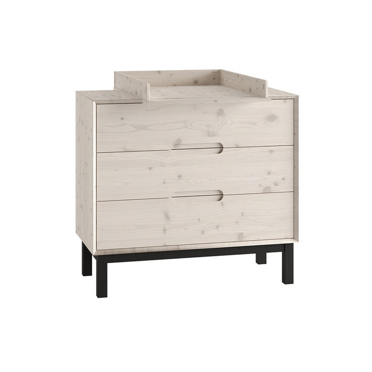 IZBA PRE BÁBÄTKO 3-dielny Country Bielené drevo - biela, drevo (145/89/76.4cm) - Petits-meubles