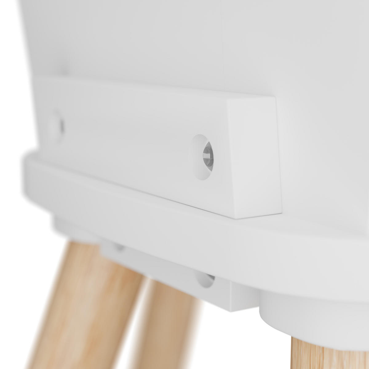 KINDERSITZGRUPPE - Weiß, Holz/Holzwerkstoff (59/43.5/60cm) - Relaxdays