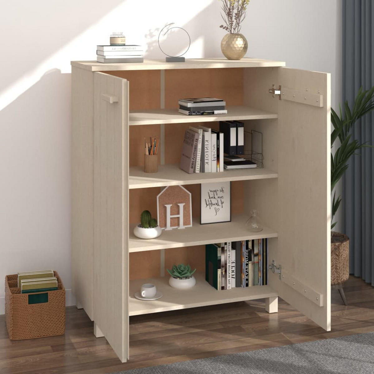SCHUHSCHRANK Filderstadt 85/40/108 cm - Braun, Holzwerkstoff (85/108/40cm) - Nettlife