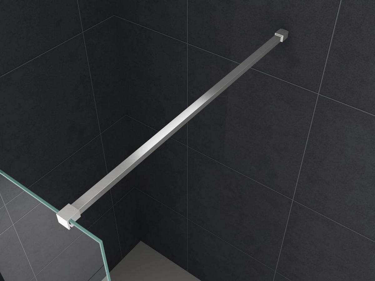 DUSCHWAND TIPO Klar 70 x 200 cm 8 mm ESG - Klar, Glas (70/200cm) - Glasdeals