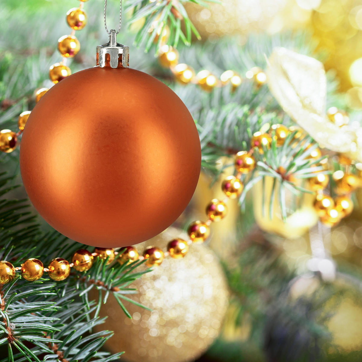 50XWEIHNACHTSKUGELN - Orange, Kunststoff (6/7/6cm) - Relaxdays