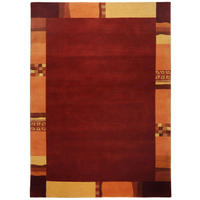 WOLLTEPPICH Avanti 70x140 cm - Rot, Textil (70/140cm) - THEKO