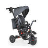 DREIRAD Pluto faltbar grau EVA-Reifen, Schiebestange, Sitz drehbar - Grau, Metall (95/52/69cm)