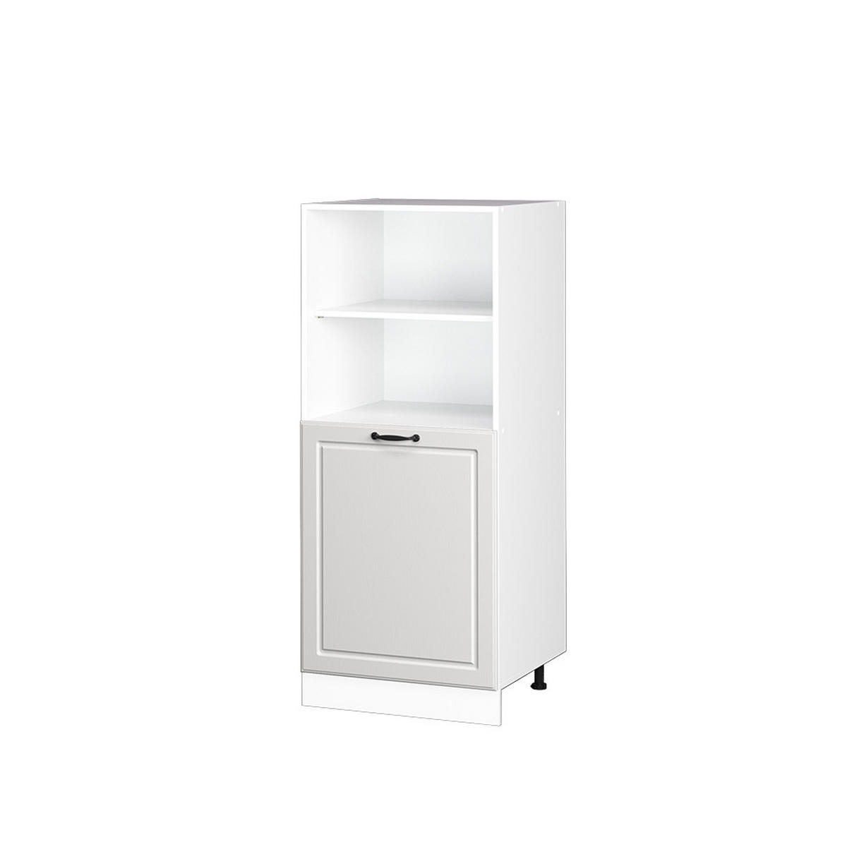 HERDUMBAUSCHRANK R-Line Weiß Landhaus 60 cm - Weiß, Holzwerkstoff (60/143/57cm) - Vicco