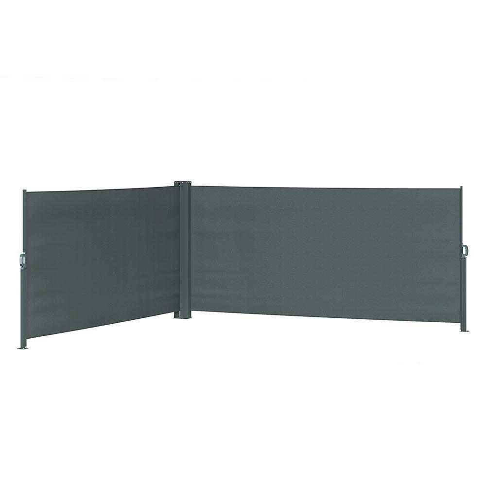 SEITENMARKISE Anthrazit 300 x 160 cm - Anthrazit, Metall (300/160/5cm) - OK-Living