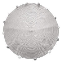 KINDERTEPPICH Ø 90 cm - Grau, Naturmaterialien (90/90cm) - Atmosphera Createur d´interieur