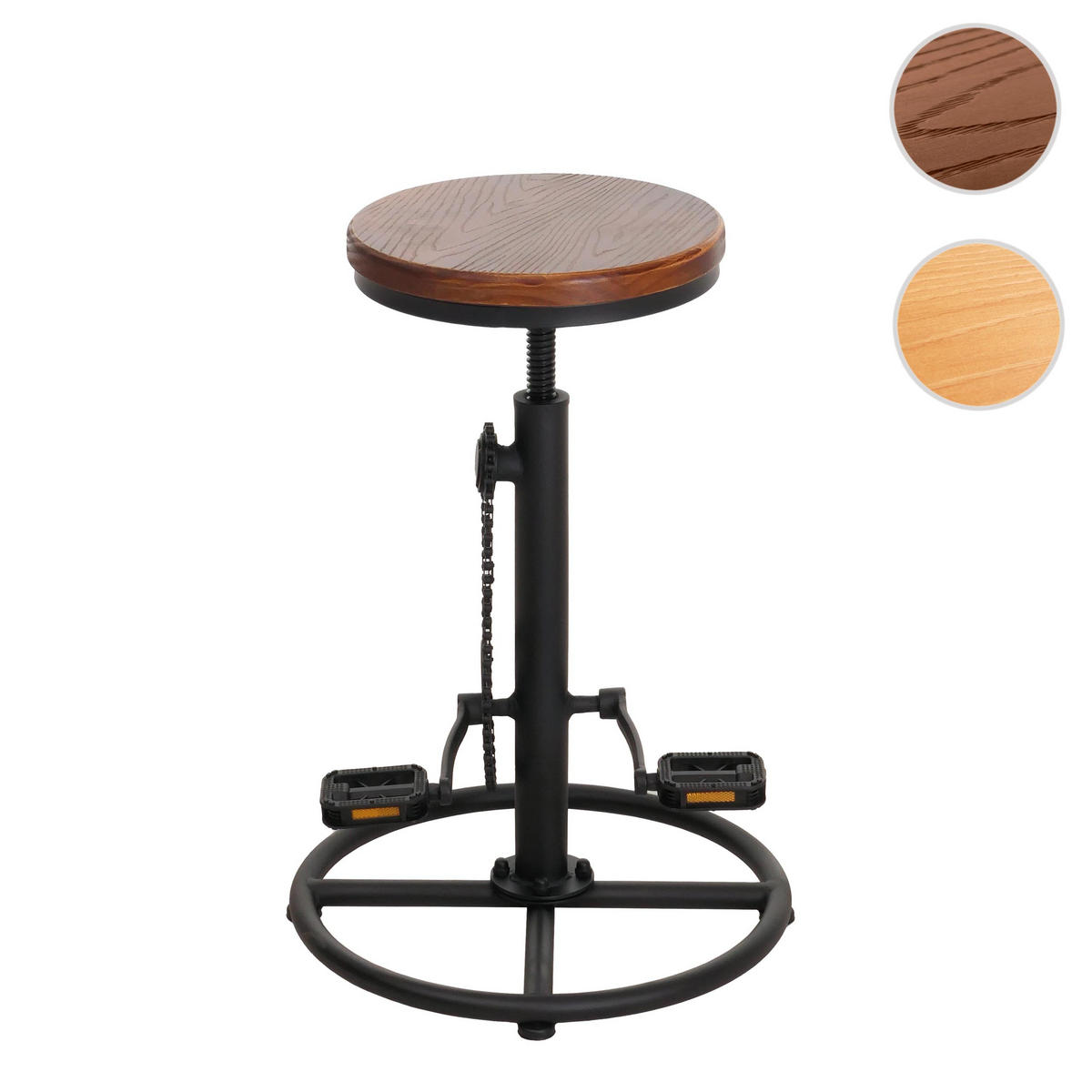 BARSKI STOL Brown - rjava, les (46/85/46cm) - MCW