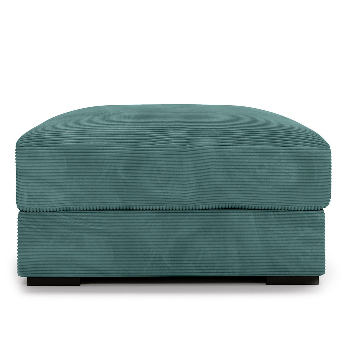 POLSTERHOCKER - Blau/Schwarz, Kunststoff/Textil (92/42/92cm) - home24