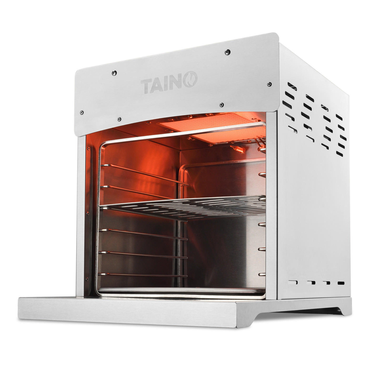 OBERHITZEGRILL XXL - Silberfarben, Metall (34/41/54cm) - TAINO