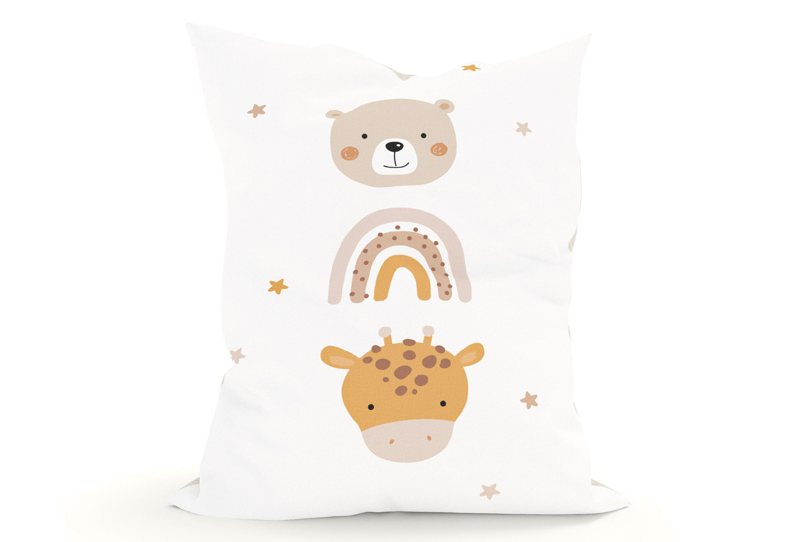 KINDER-SITZSACK - Little friends - Hellbraun/Weiß, Textil (100/25/135cm) - Green Bean